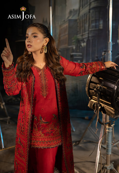 Asim Jofa Embroidered Cotton 2 Piece Suit AJLFF-12