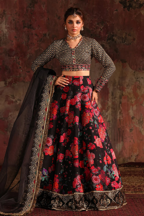 Charizma Embroidered Raw Silk 3PC Suit CMA-5-05