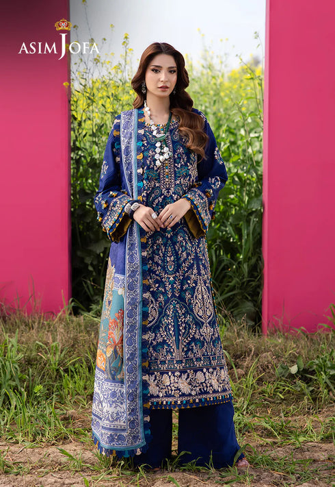 Asim Jofa Embroidered Lawn Suit AJELL-11
