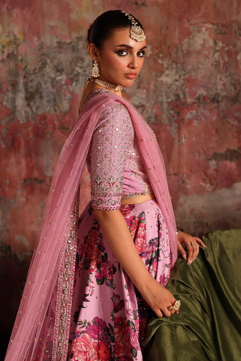 Charizma Embroidered Raw Silk 3PC Suit CMA-5-03