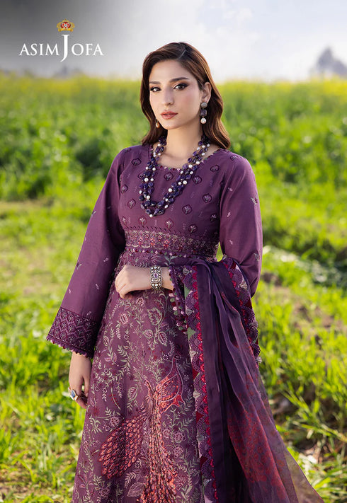 Asim Jofa Embroidered Lawn Suit AJELL-18