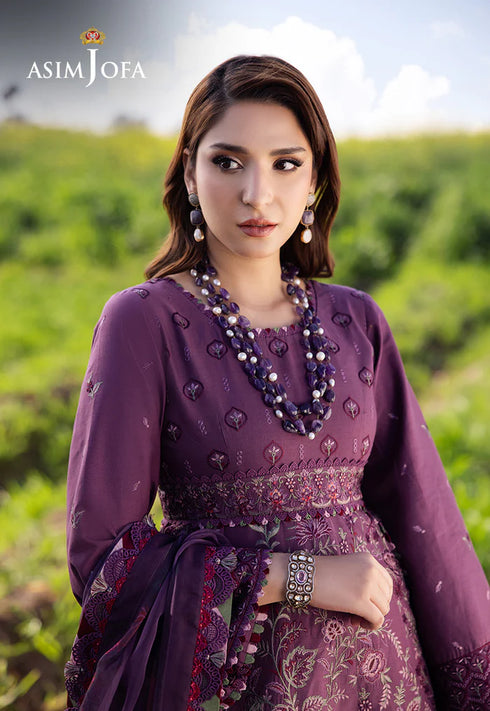 Asim Jofa Embroidered Lawn Suit AJELL-18