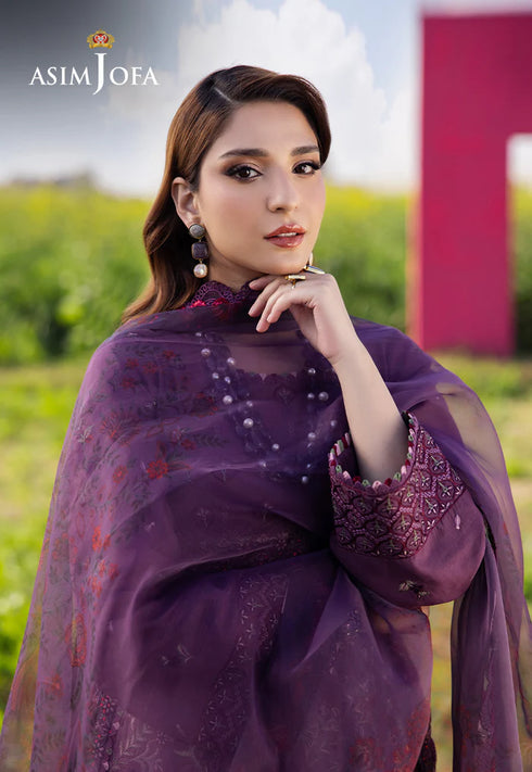 Asim Jofa Embroidered Lawn Suit AJELL-18