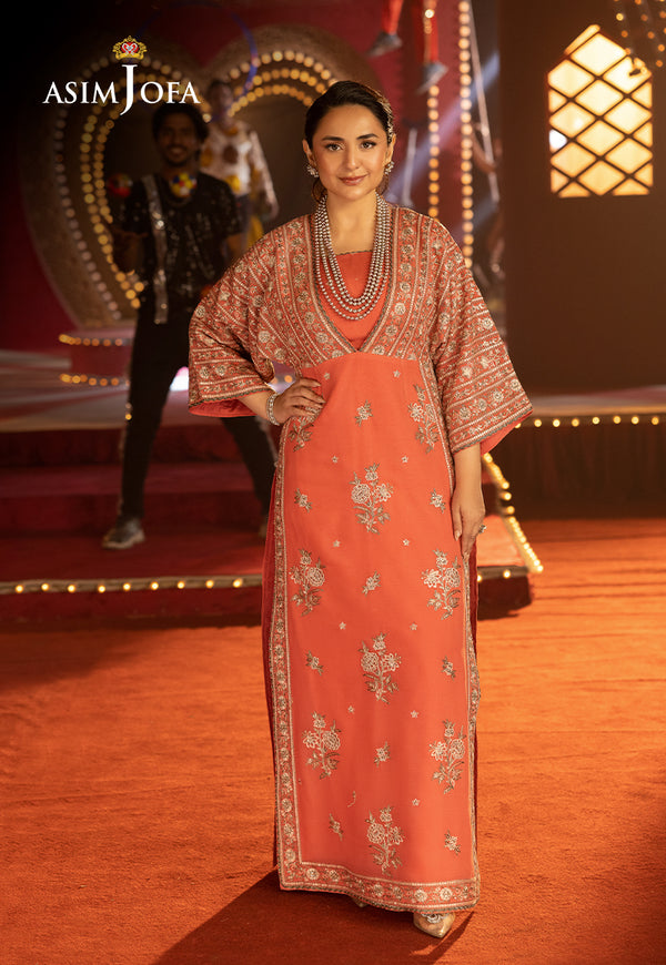 Asim Jofa Embroidered Chiffon 2 Piece Suit AJLFF-14