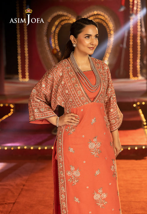 Asim Jofa Embroidered Chiffon 2 Piece Suit AJLFF-14