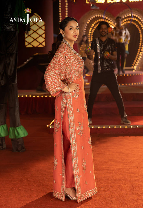 Asim Jofa Embroidered Chiffon 2 Piece Suit AJLFF-14