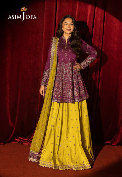 Asim Jofa Embroidered Cotton 3 Piece Suit AJLFF-17