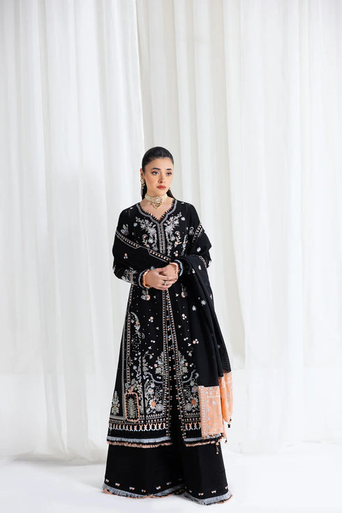 Qalamkar Embroidered Lawn Suit SB-03