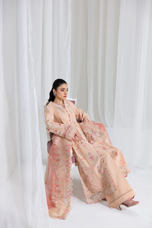 Qalamkar Embroidered Lawn Suit SB-07