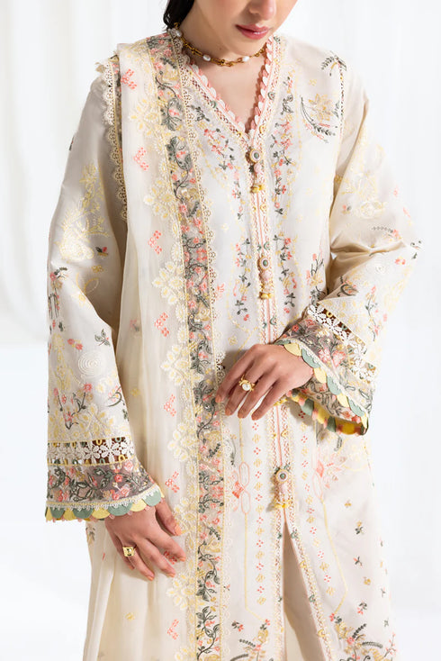 Qalamkar Embroidered Lawn Suit SB-01