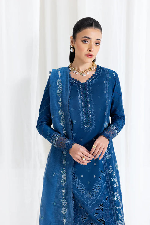 Qalamkar Embroidered Lawn Suit SB-11