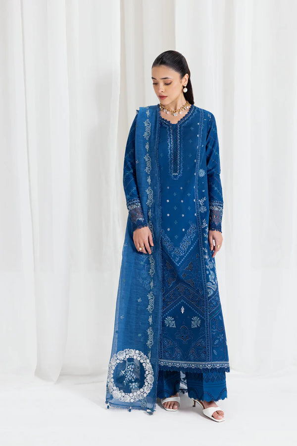 Qalamkar Embroidered Lawn Suit SB-11