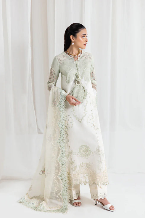 Qalamkar Embroidered Lawn Suit SB-10