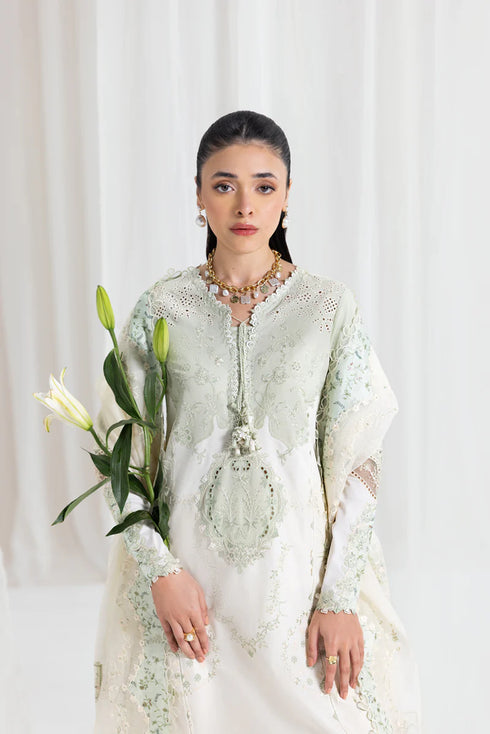 Qalamkar Embroidered Lawn Suit SB-10