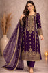 Baba Posh Embroidered Chiffon 3PC Suit BP-14