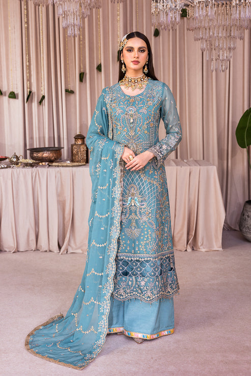 Emaan Adeel Embroidered Chiffon 3 Piece suit RM-05