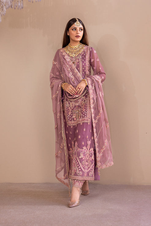 Emaan Adeel Embroidered Chiffon 3 Piece suit RM-06