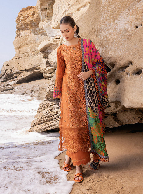 Zainab Chotani Embroidered Chikankari Lawn 3 Piece Suit NAYSA