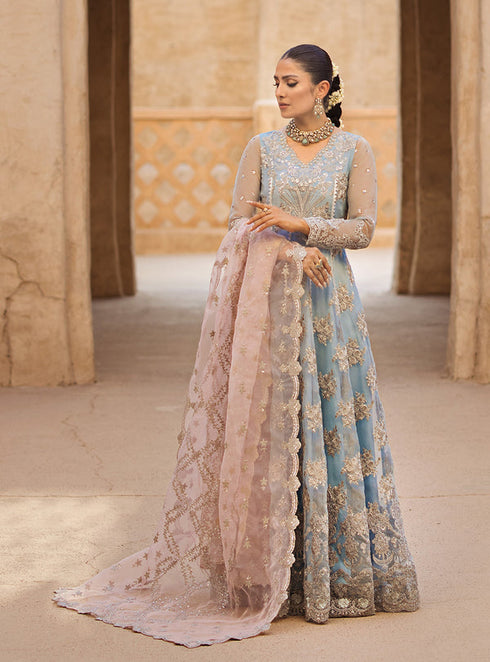 Zainab Chotani Embroidered Organza 3 Piece Suit PARINAZ