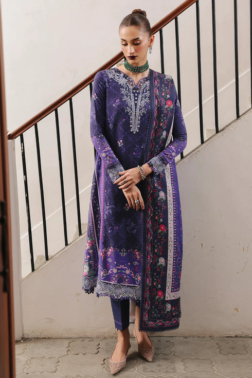 Qalmkar Jacquard Digital Printed Suit QW-03 (B) VANNA