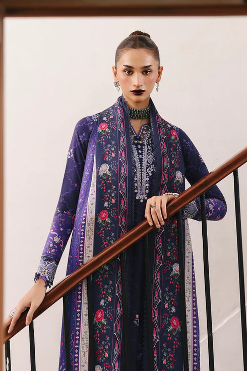 Qalmkar Jacquard Digital Printed Suit QW-03 (B) VANNA