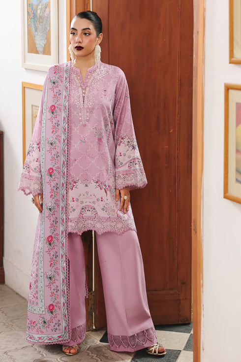 Qalmkar Jacquard Digital Printed Suit QW-03 (A) ELVIRA