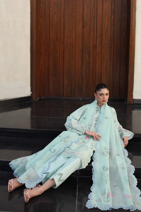 Qalamkar Embroidered Lawn Suit QKL-07 LEYA