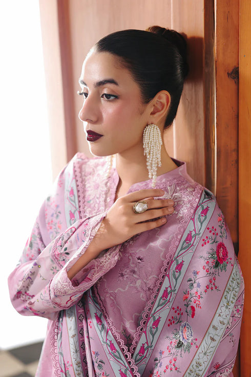 Qalmkar Jacquard Digital Printed Suit QW-03 (A) ELVIRA