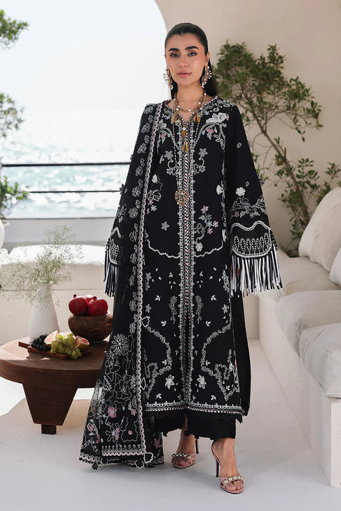 Qalamkar Chikankari Embroidered Suit SA-02 LIANA