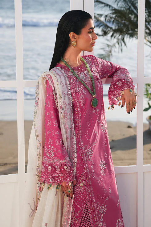 Qalamkar Chikankari Embroidered Suit SA-13 TARA