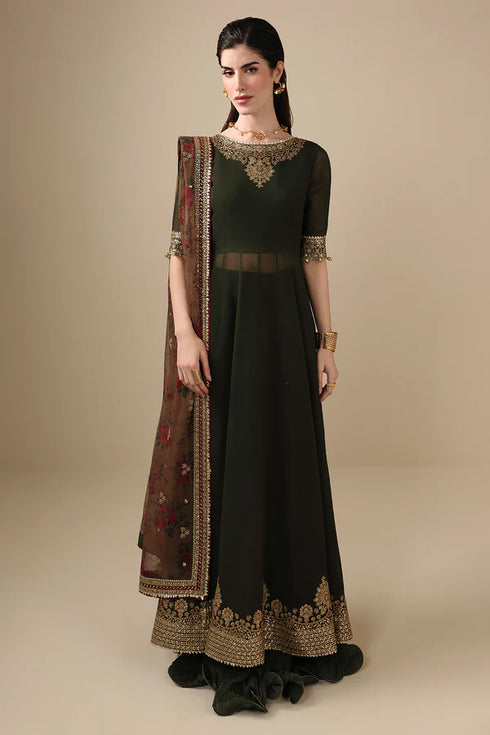 Jazmin Embroidered Chiffon Suit UC-3121