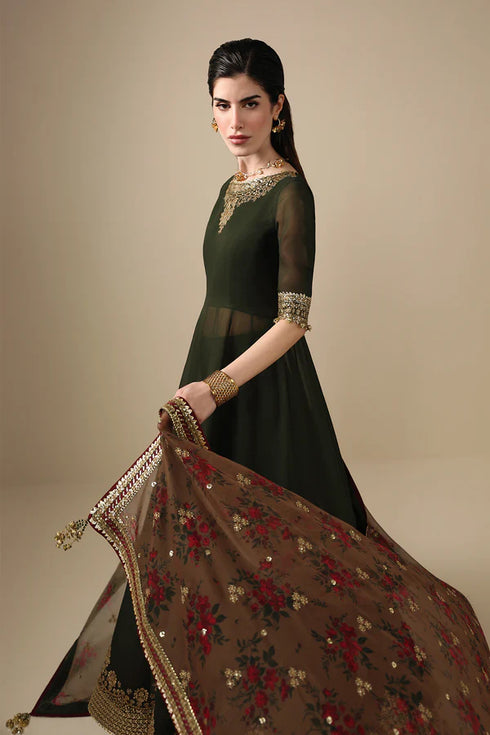 Jazmin Embroidered Chiffon Suit UC-3121