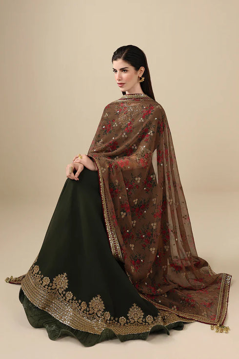 Jazmin Embroidered Chiffon Suit UC-3121