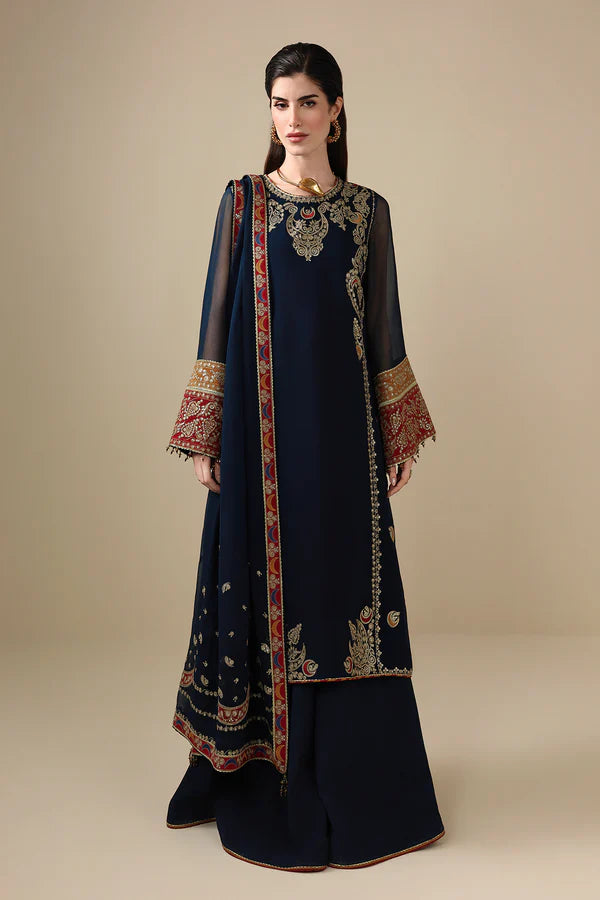 Jazmin Embroidered Chiffon Suit UC-3119