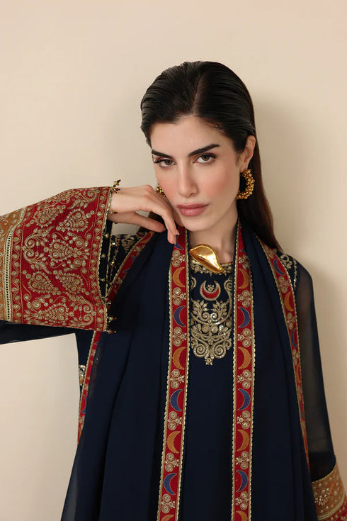 Jazmin Embroidered Chiffon Suit UC-3119