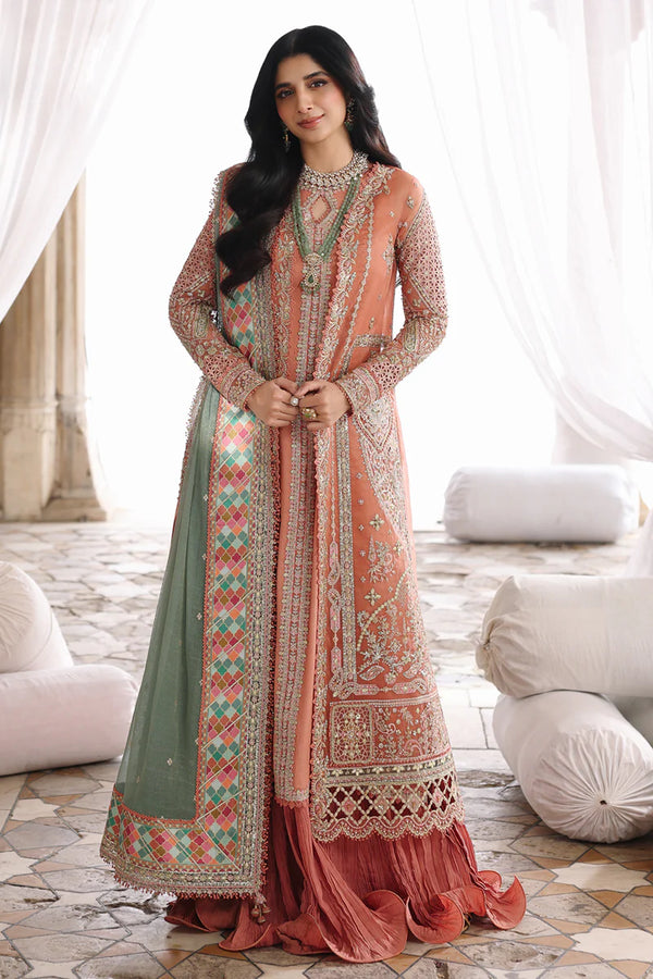 Qalamkar Embroidered Organza Suit RH-04 ZEHRA