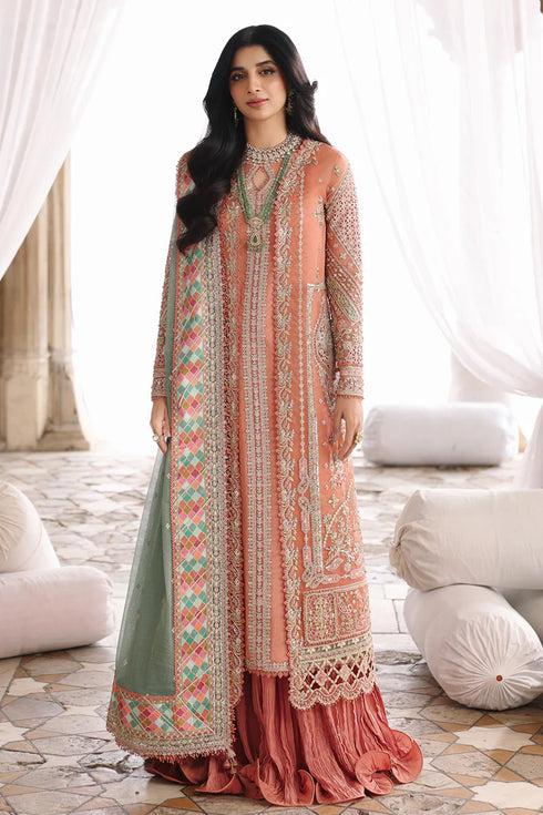 Qalamkar Embroidered Organza Suit RH-04 ZEHRA