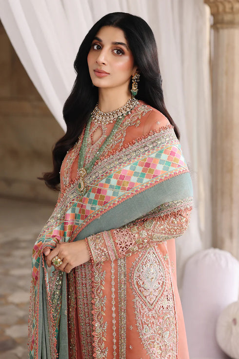 Qalamkar Embroidered Organza Suit RH-04 ZEHRA