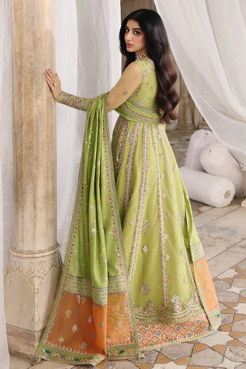 Qalamkar Embroidered Net Suit RH-03 GULNARA