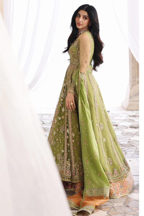 Qalamkar Embroidered Net Suit RH-03 GULNARA