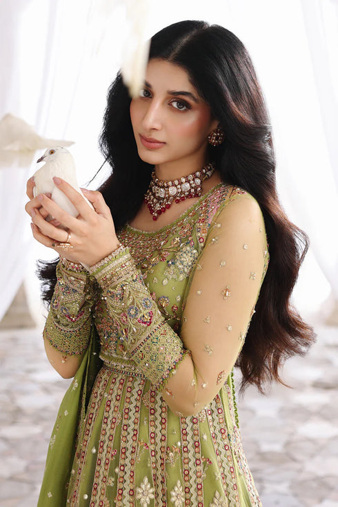 Qalamkar Embroidered Net Suit RH-03 GULNARA