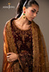 Asim Jofa Embroidered Velvet Suit AJULM-07