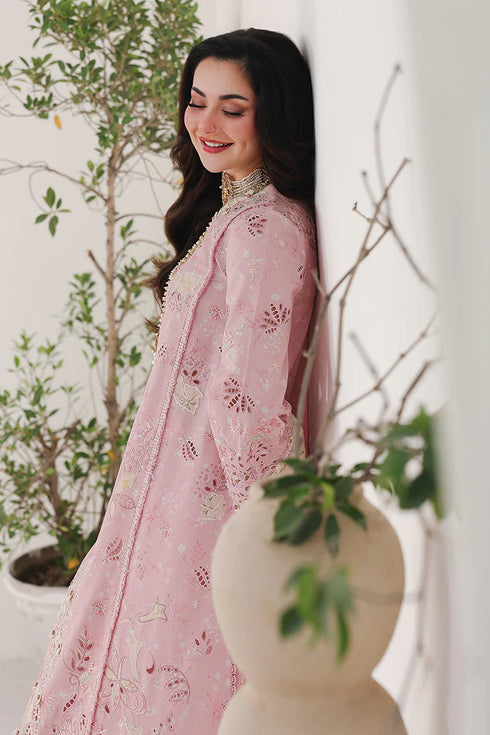 Qalamkar Chikankari Embroidered Suit SA-09 HANIYA