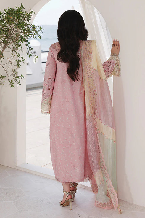 Qalamkar Chikankari Embroidered Suit SA-09 HANIYA