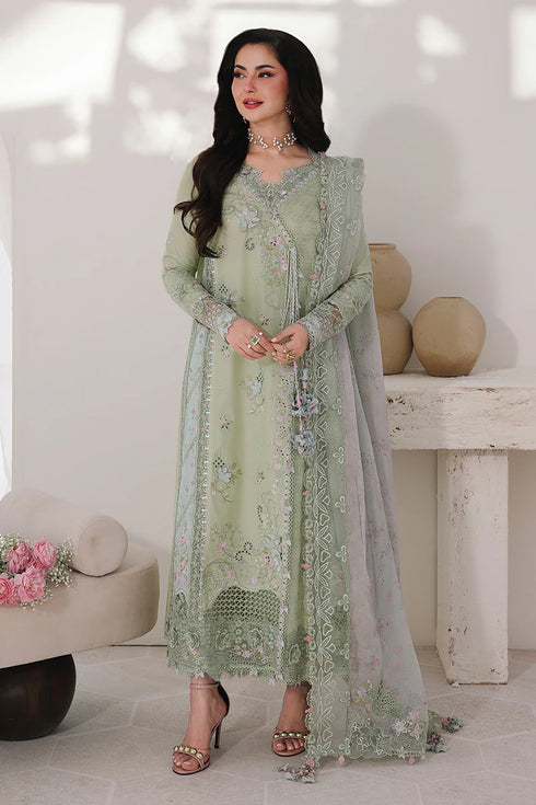 Qalamkar Chikankari Embroidered Suit SA-12 JIYA