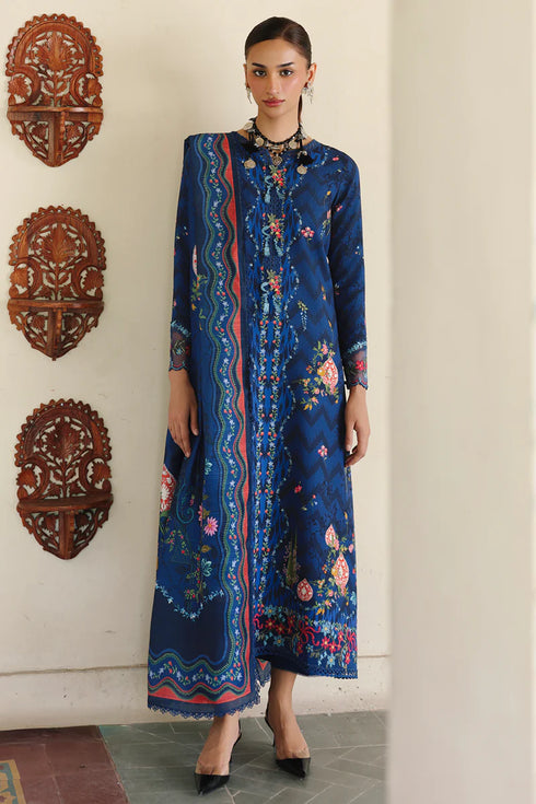 Qalmkar Jacquard Digital Printed Suit QW-02 (B) SILAS