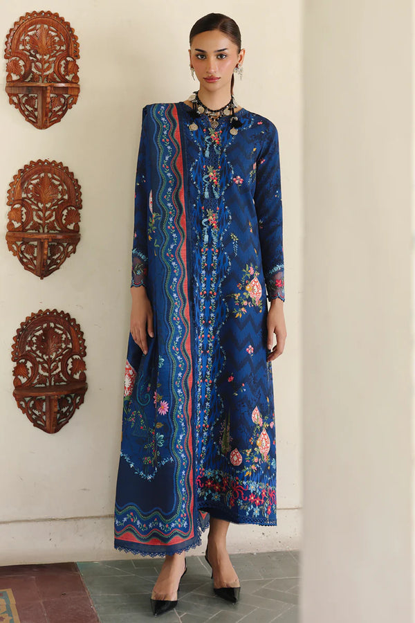 Qalmkar Jacquard Digital Printed Suit QW-02 (B) SILAS