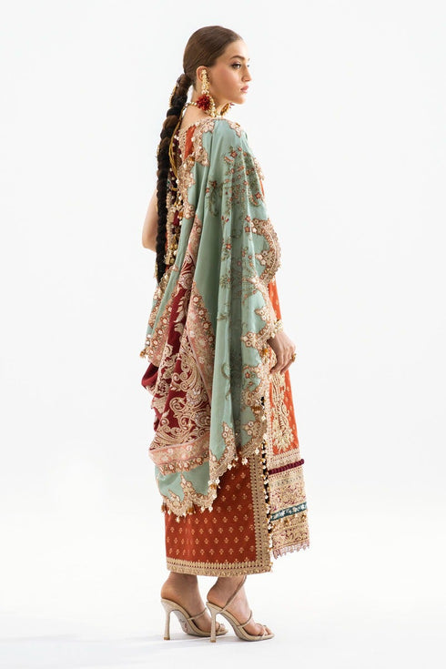 Sana Safinaz Embroidered Jacquard 3 Piece Suit N231-006-CL