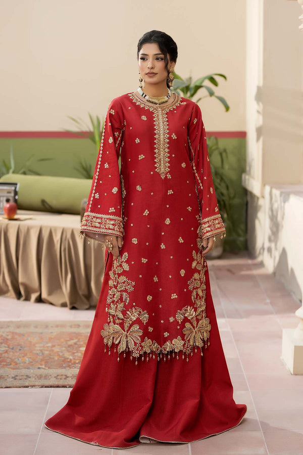 Maryams Embroidered Silk Suit PARISA-HRI-8596