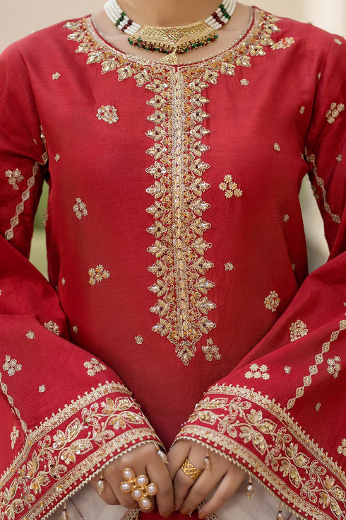 Maryams Embroidered Silk Suit PARISA-HRI-8596